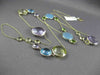 ANTIQUE EXTRA LONG 55.0C MULTI FACET & GEM BY THE YARD 14KT YELLOW GOLD NECKLACE