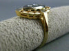ANTIQUE .10CT DIAMOND 14KT WHITE & YELLOW GOLD 3 STONE ETOILE FLORAL RING #21030