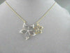 ANTIQUE LARGE TWO TONE 18KT FLOWER DIAMOND NECKLACE BEAUTIFUL ONE OF A KIND!!!