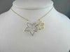 ANTIQUE LARGE TWO TONE 18KT FLOWER DIAMOND NECKLACE BEAUTIFUL ONE OF A KIND!!!