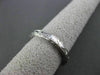 ANTIQUE 14KT WHITE GOLD 3D FLORAL FILIGREE WEDDING ANNIVERSARY RING 2mm #18938