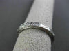 ANTIQUE 14KT WHITE GOLD 3D FLORAL FILIGREE WEDDING ANNIVERSARY RING 2mm #18938