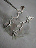 ANTIQUE .40CT DIAMOND LEAF 14KT W GOLD DROP HANGING EARRINGS ONE OF A KIND!!!!