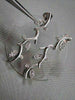 ANTIQUE .40CT DIAMOND LEAF 14KT W GOLD DROP HANGING EARRINGS ONE OF A KIND!!!!