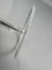 ANTIQUE NARROW 2.54CT DIAMOND 18KT WHITE GOLD 2MM WIDE BANGLE SIMPLE & BEAUTIFUL