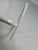 ANTIQUE NARROW 2.54CT DIAMOND 18KT WHITE GOLD 2MM WIDE BANGLE SIMPLE & BEAUTIFUL