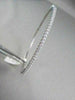 ANTIQUE NARROW 2.54CT DIAMOND 18KT WHITE GOLD 2MM WIDE BANGLE SIMPLE & BEAUTIFUL
