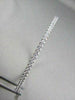 ANTIQUE NARROW 2.54CT DIAMOND 18KT WHITE GOLD 2MM WIDE BANGLE SIMPLE & BEAUTIFUL