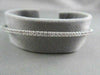 ANTIQUE NARROW 2.54CT DIAMOND 18KT WHITE GOLD 2MM WIDE BANGLE SIMPLE & BEAUTIFUL