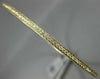 .83CT DIAMOND 18KT YELLOW GOLD 3D 2mm CLASSIC ETERNITY MILGRAIN BANGLE BRACELET