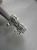 ANTIQUE 1.40CT 3D ROUND DIAMOND FILIGREE 14KT WHITE GOLD EARRINGS ONE OF A KIND!