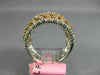 ESTATE LARGE 2.70CT WHITE & PINK DIAMOND 18KT WHITE & ROSE GOLD ANNIVERSARY RING