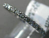 ESTATE .75CT DIAMOND 14KT WHITE GOLD 3D ETERNITY ROUND WEDDING ANNIVERSARY RING