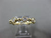 ESTATE .64CT DIAMOND 14K YELLOW GOLD 3D ETOILE ETERNITY WEDDING ANNIVERSARY RING