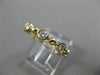 ESTATE .64CT DIAMOND 14K YELLOW GOLD 3D ETOILE ETERNITY WEDDING ANNIVERSARY RING