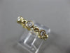 ESTATE .64CT DIAMOND 14K YELLOW GOLD 3D ETOILE ETERNITY WEDDING ANNIVERSARY RING