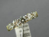 ESTATE 1.0CT DIAMOND 14KT YELLOW GOLD ROUND 5 STONE SHARE PRONG ANNIVERSARY RING