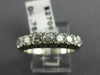 ESTATE .75CT DIAMOND PLATINUM CLASSIC 7 STONE FILIGREE ANNIVERSARY RING #15207