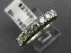 ESTATE .75CT DIAMOND PLATINUM CLASSIC 7 STONE FILIGREE ANNIVERSARY RING #15207