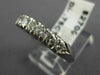 ESTATE .75CT DIAMOND PLATINUM CLASSIC 7 STONE FILIGREE ANNIVERSARY RING #15207