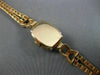 ANTIQUE .84CT OLD MINE CUT DIAMOND & RUBY 14KT ROSE GOLD 3D ART DECO WATCH #2076