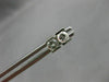 ESTATE .30CT DIAMOND 14KT WHITE GOLD 3D TENSION SOLITAIRE STUD EARRINGS #16287
