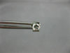 ESTATE .30CT DIAMOND 14KT WHITE GOLD 3D TENSION SOLITAIRE STUD EARRINGS #16287