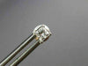 ESTATE .48CT PRINCESS CUT DIAMOND 14K WHITE GOLD 3D CLASSIC STUD EARRINGS #22068