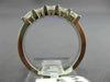 ESTATE .61CT PRINCESS DIAMOND 14K WHITE GOLD 3D WEDDING ANNIVERSARY RING #14578
