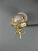 LARGE .52CT DIAMOND & AAA ROSE QUARTZ SOUTH SEA PEARL 18KT ROSE GOLD 3D EARRINGS