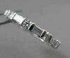 ANTIQUE 1.43CT BAGUETTE & ROUND DIAMOND 14KT WHITE GOLD ETERNITY RING 3mm #20970