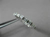 ANTIQUE 1.43CT BAGUETTE & ROUND DIAMOND 14KT WHITE GOLD ETERNITY RING 3mm #20970