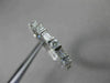 ANTIQUE 1.43CT BAGUETTE & ROUND DIAMOND 14KT WHITE GOLD ETERNITY RING 3mm #20970