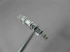 ANTIQUE 1.43CT BAGUETTE & ROUND DIAMOND 14KT WHITE GOLD ETERNITY RING 3mm #20970