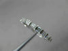 ANTIQUE 1.43CT BAGUETTE & ROUND DIAMOND 14KT WHITE GOLD ETERNITY RING 3mm #20970
