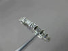 ANTIQUE 1.43CT BAGUETTE & ROUND DIAMOND 14KT WHITE GOLD ETERNITY RING 3mm #20970