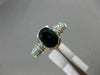 1.84CT DIAMOND & AAA OVAL SAPPHIRE 14K YELLOW GOLD 3D SEMI BEZEL ENGAGEMENT RING