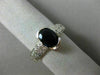 1.84CT DIAMOND & AAA OVAL SAPPHIRE 14K YELLOW GOLD 3D SEMI BEZEL ENGAGEMENT RING