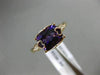 1.85CT DIAMOND & AAA AMETHYST 14K ROSE GOLD DOUBLE HEART OPEN FILIGREE LOVE RING