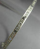 ANTIQUE 1.10CT ROUND CUT DIAMOND 18KT WHITE GOLD FILIGREE BANGLE BRACELET #19087