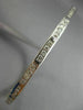 ANTIQUE 1.10CT ROUND CUT DIAMOND 18KT WHITE GOLD FILIGREE BANGLE BRACELET #19087