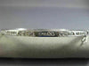 ANTIQUE 1.10CT ROUND CUT DIAMOND 18KT WHITE GOLD FILIGREE BANGLE BRACELET #19087
