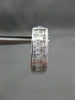 ESTATE 1.05CT DIAMOND 14KT WHITE GOLD 3D CLASSIC CLIP ON LOVE EARRINGS #16378