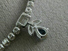 ANTIQUE 8.32CT DIAMOND & AAA SAPPHIRE 18KT WHITE GOLD MULTI DROP NECKLACE #385