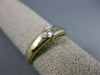 ESTATE .20CT DIAMOND 14K YELLOW GOLD 3D SOLITAIRE PROMISE ENGAGEMENT RING #19059