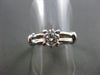 ESTATE .56CT DIAMOND 18KT WHITE GOLD SOLITAIRE ENGAGEMENT RING BEAUTIFUL! #4219