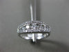 ESTATE .75CT DIAMOND 14KT WHITE GOLD 3D SEVEN STONE GRADUATING ANNIVERSARY RING