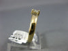ESTATE .20CT DIAMOND 14K YELLOW GOLD 3D SOLITAIRE PROMISE ENGAGEMENT RING #19059