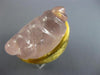 ANTIQUE MASSIVE 50.0CT AAA PINK QUARTZ 18K YELLOW GOLD 3D HANDCRAFTED LUCKY RING