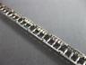 ESTATE WIDE 1.62CT DIAMOND 14KT WHITE GOLD CLASSIC 3 ROW ETOILE TENNIS BRACELET